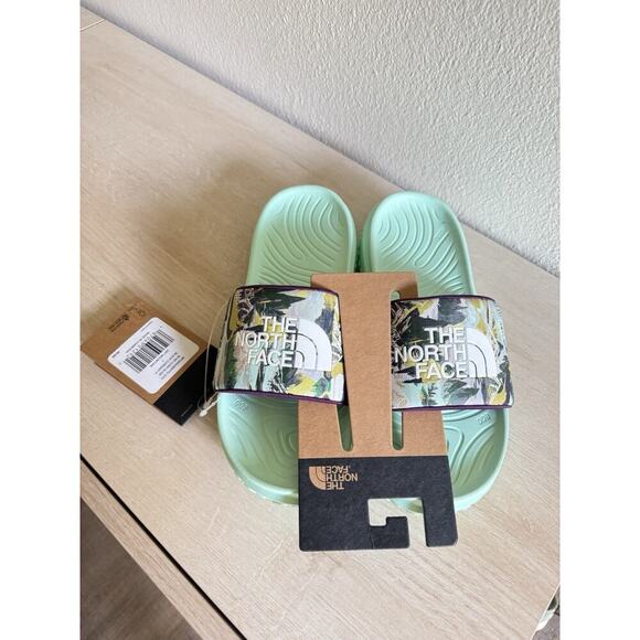 The North Face Never Stop Slides ~ Black Currant Purple Aqua Trail Dream ~ Sz 7 - Picture 5 of 5